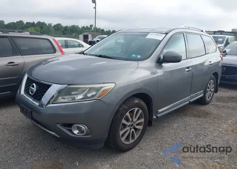 2015 Nissan Pathfinder Sl z USA, uszkodzony, nr VIN 5N1AR2MMXFC680933